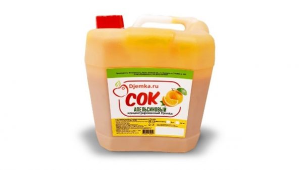 Сок концентрированный апельсиновый 5кг